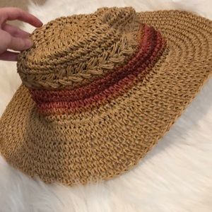 Woman’s floppy beach hat